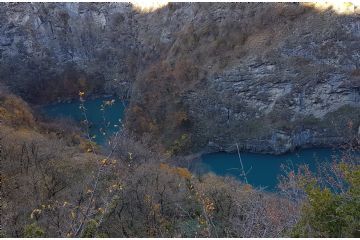 Veduta panoramica delle gorge della Dora